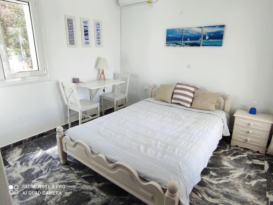 White Villa In Olive Trees And Seaview To Panagia Almiropotamos Exterior photo