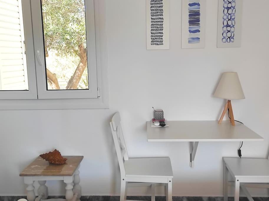 White Villa In Olive Trees And Seaview To Panagia Almiropotamos Exterior photo
